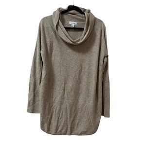 Calvin Klein Cowl Neck Sweater. Beige Size XL